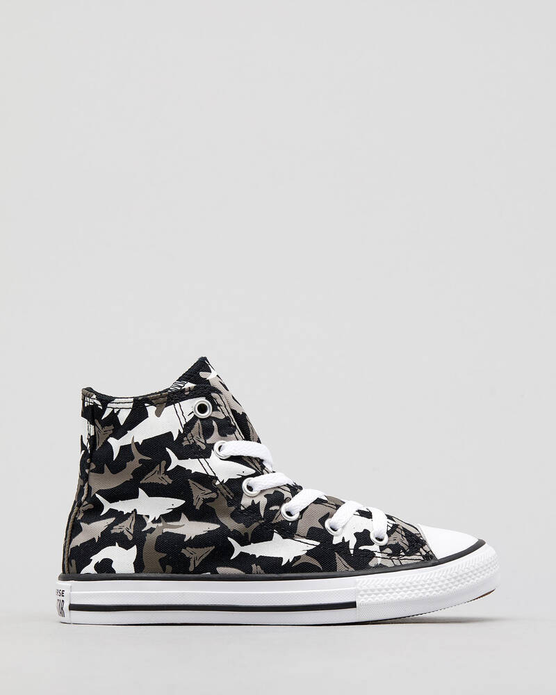 Converse Kids' Shark Bite High Top Shoes for Mens