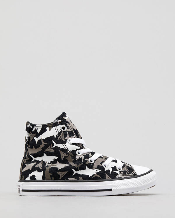Converse Kids' Shark Bite High Top Shoes for Mens