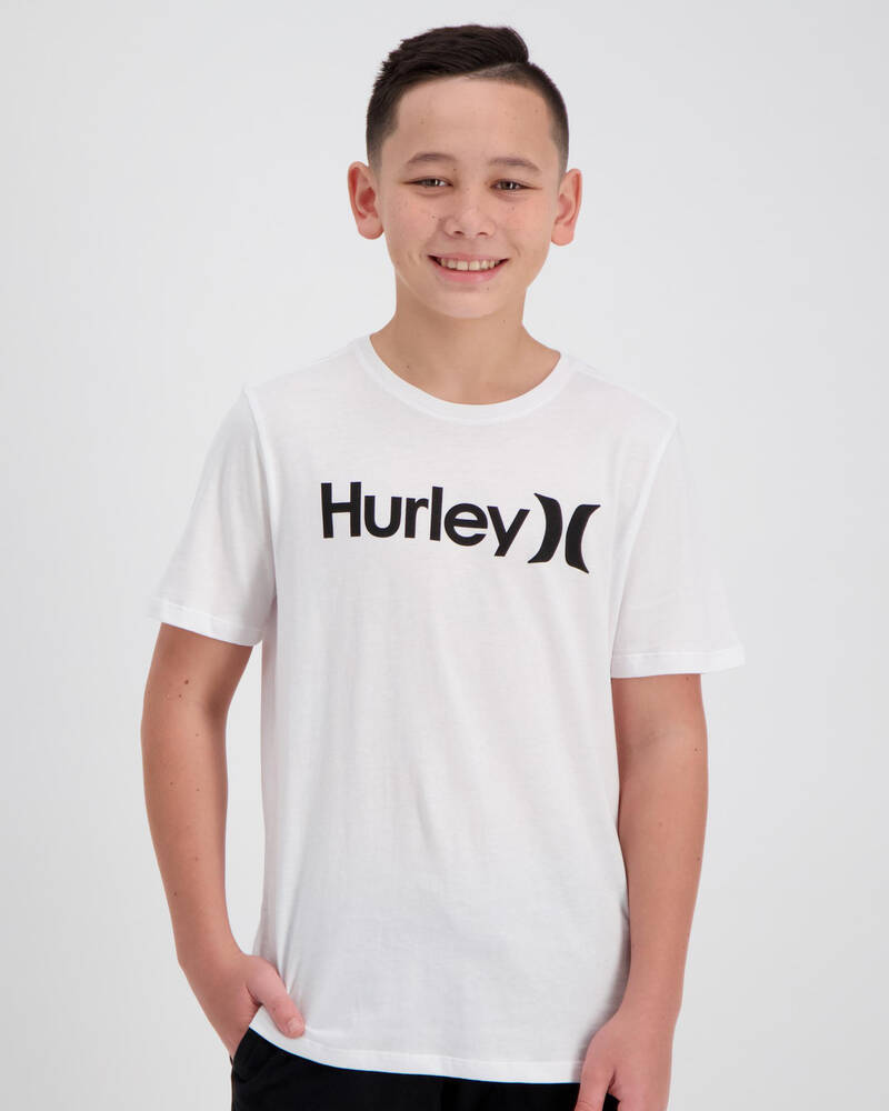 Hurley Boys' PRM O&O Solid T-Shirt for Mens