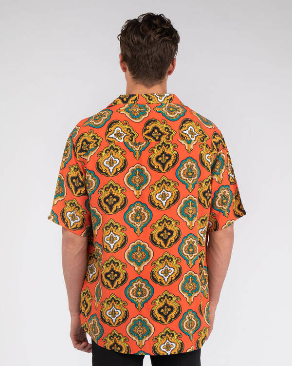 Stussy Shield Short Sleeve Shirt for Mens