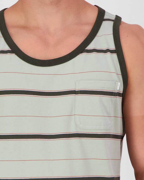 Hurley Harvey Stripe Tank Top for Mens