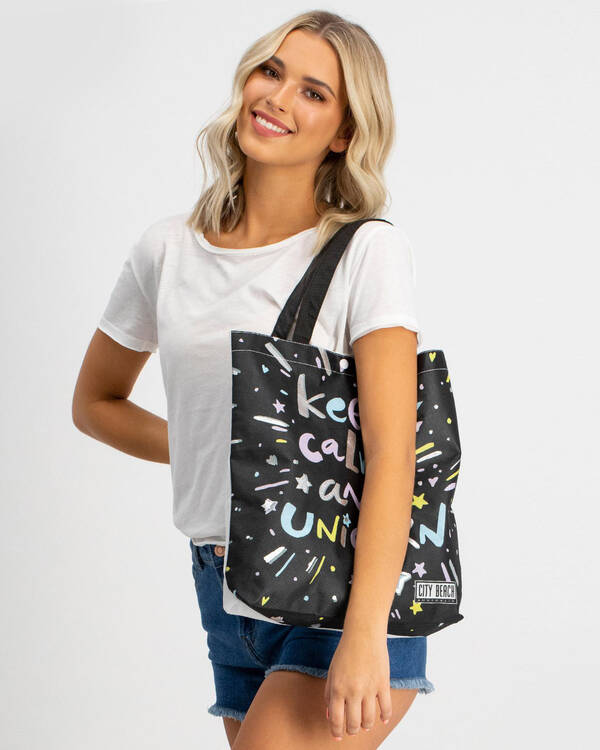 Mooloola Keep Calm Unicorn Eco Bag for Womens