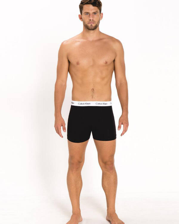 Calvin Klein Cotton Stretch 3pk Trunks for Mens