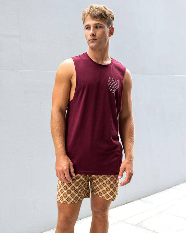 Skylark Fracture Muscle Tank for Mens