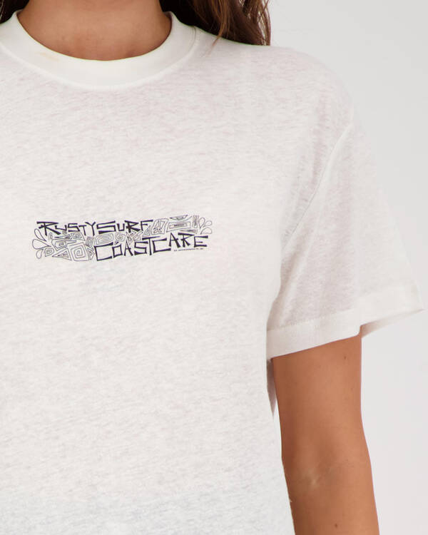 Rusty Coastcare T-Shirt for Womens