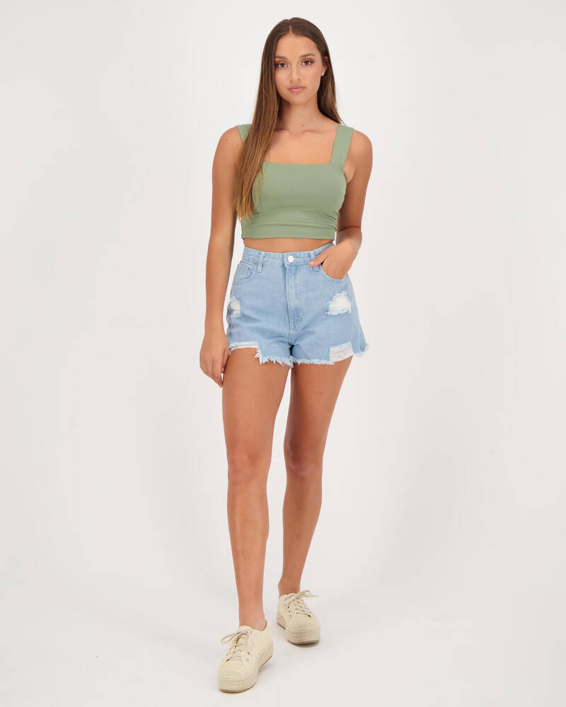 Country Denim Kourtney Shorts for Womens
