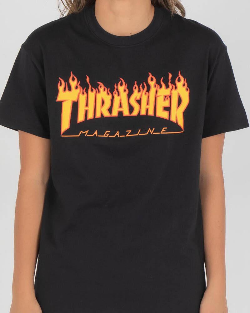 Thrasher Flame T-Shirt for Womens