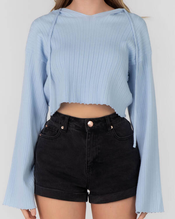 Rose Bullet Felicity Knit Hoodie for Womens