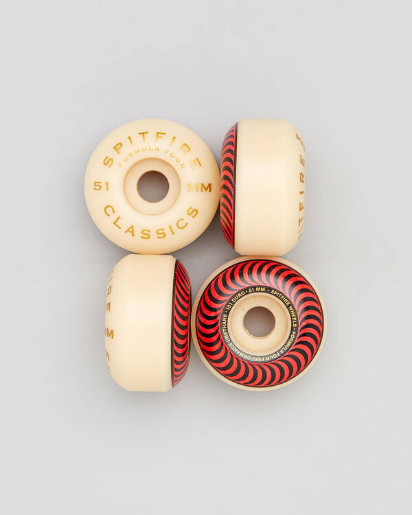 Spitfire Classic Swirl 51mm Skateboard Wheels for Unisex