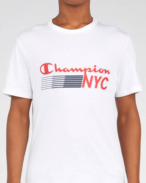 Champion Tape Jersey T-Shirt for Mens