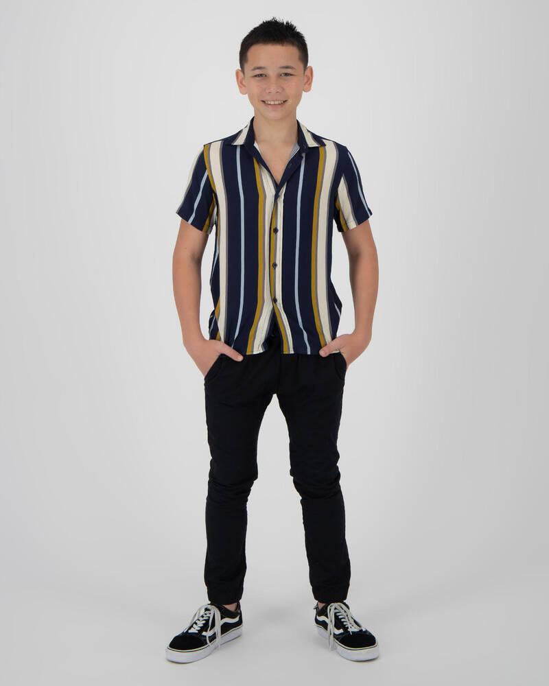 Lucid Boys Dime Short Sleeve Shirt for Mens