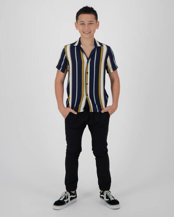 Lucid Boys Dime Short Sleeve Shirt for Mens
