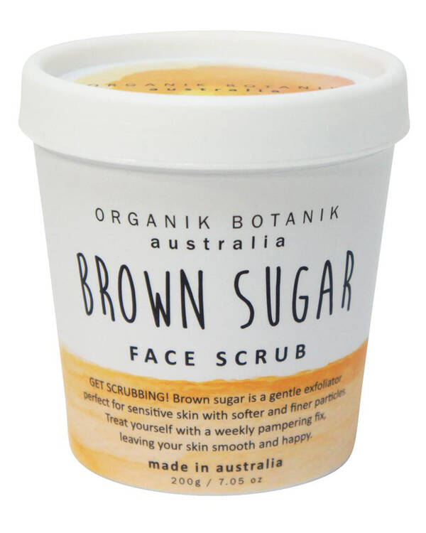Organik Botanik Brown Sugar Coarse Face Scrub for Womens
