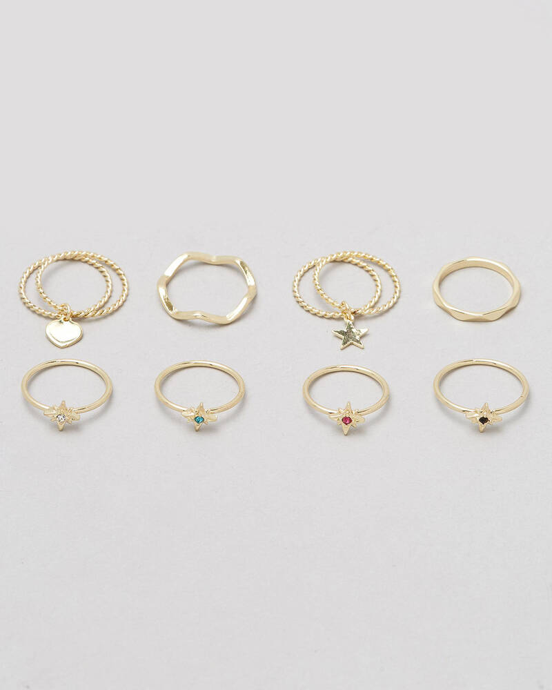 Karyn In LA Celeste Ring Pack for Womens
