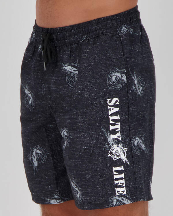 Salty Life Pictorial Board Shorts for Mens