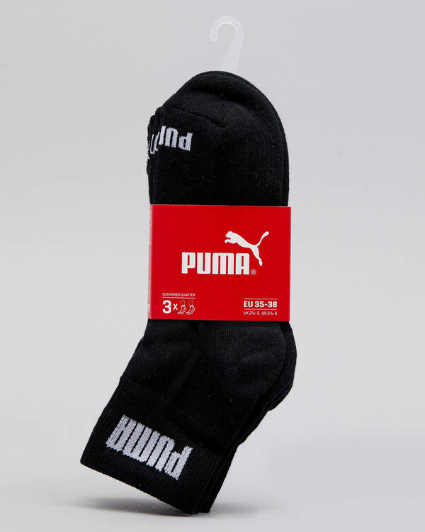 Puma Womens Quarter Crew Sock Pack for Womens