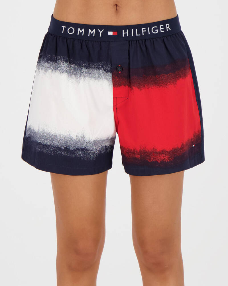 Tommy Hilfiger Dip Dye Flag Shorts for Womens