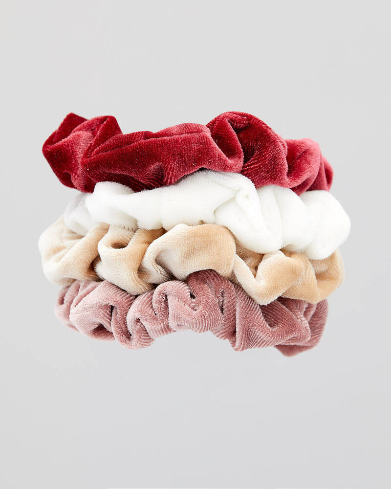 Karyn In LA Mini Velvet Scrunchie Pack for Womens