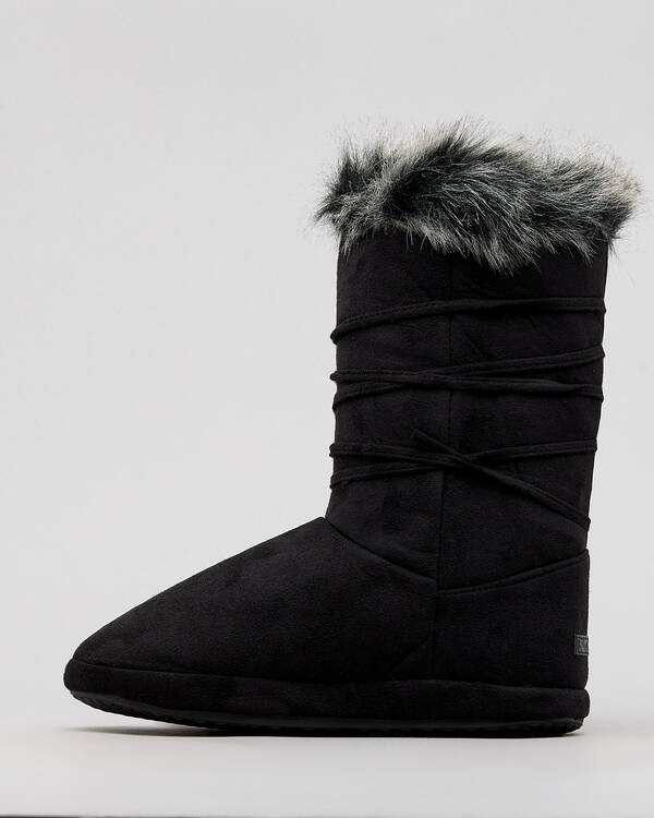 Sleepy Squirrel Olympia Slipper Boots for Womens