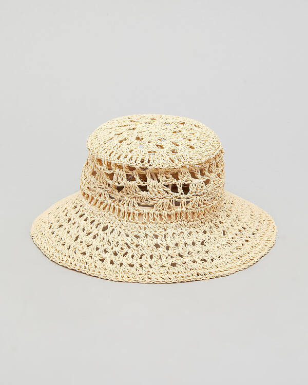 Mooloola Elise Crochet Bucket Hat for Womens