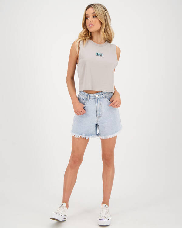 Rusty Ninety Del Sol Muscle Tank Top for Womens