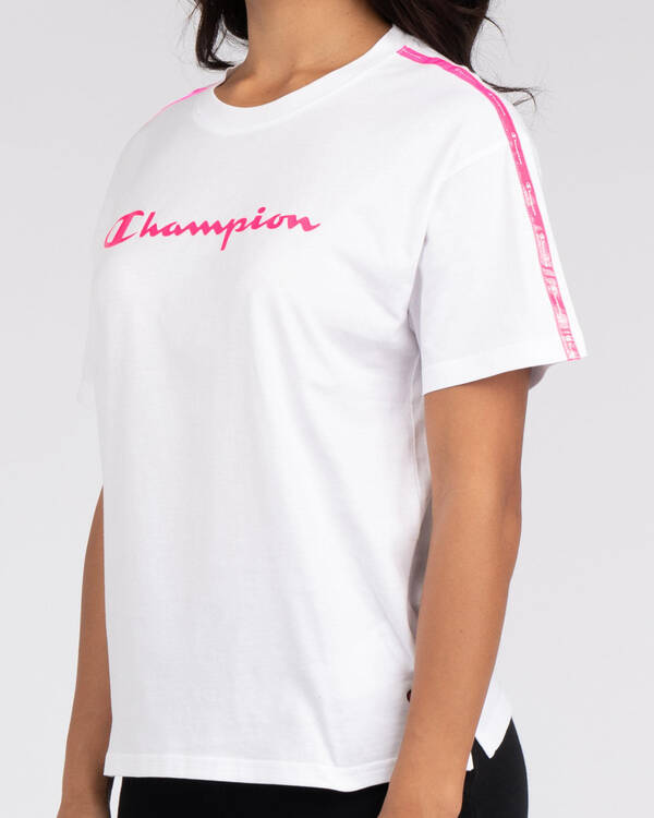 Champion Tape T-Shirt for Womens