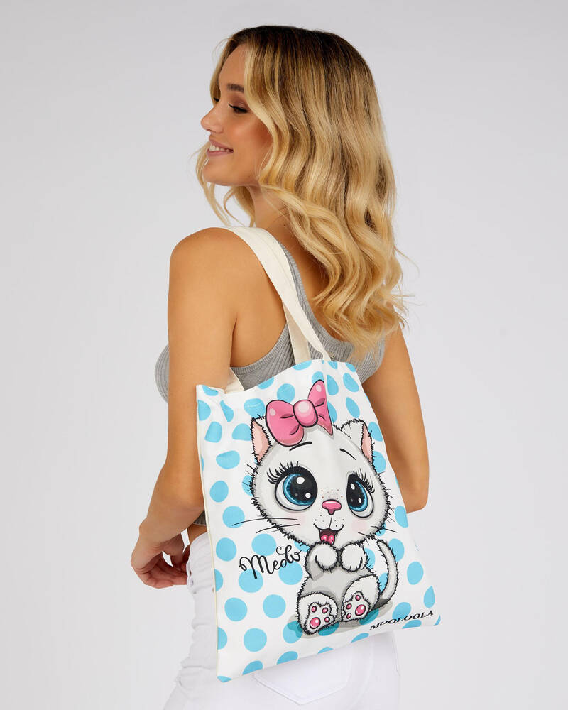 Mooloola Baby Kitty Canvas Eco Bag for Womens