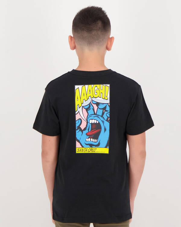 Santa Cruz Boys' Pop Hand T-Shirt for Mens