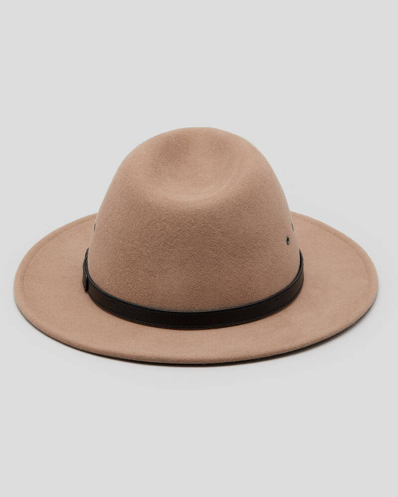 Billy Bones Club Salted Caramel Fedora Hat for Mens