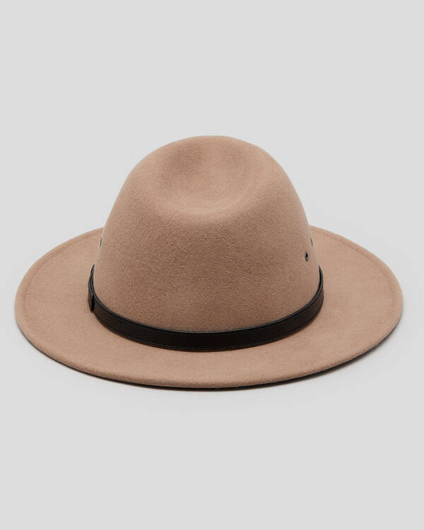 Billy Bones Club Salted Caramel Fedora Hat for Mens