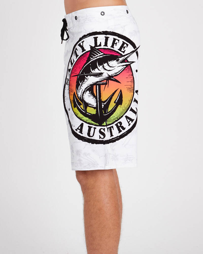Salty Life Reflections Board Shorts for Mens