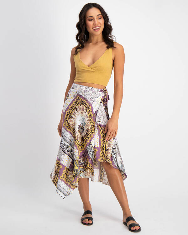 Mooloola Serenah Midi Skirt for Womens