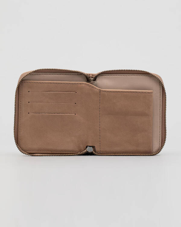 Afends Stash Leather Wallet for Mens