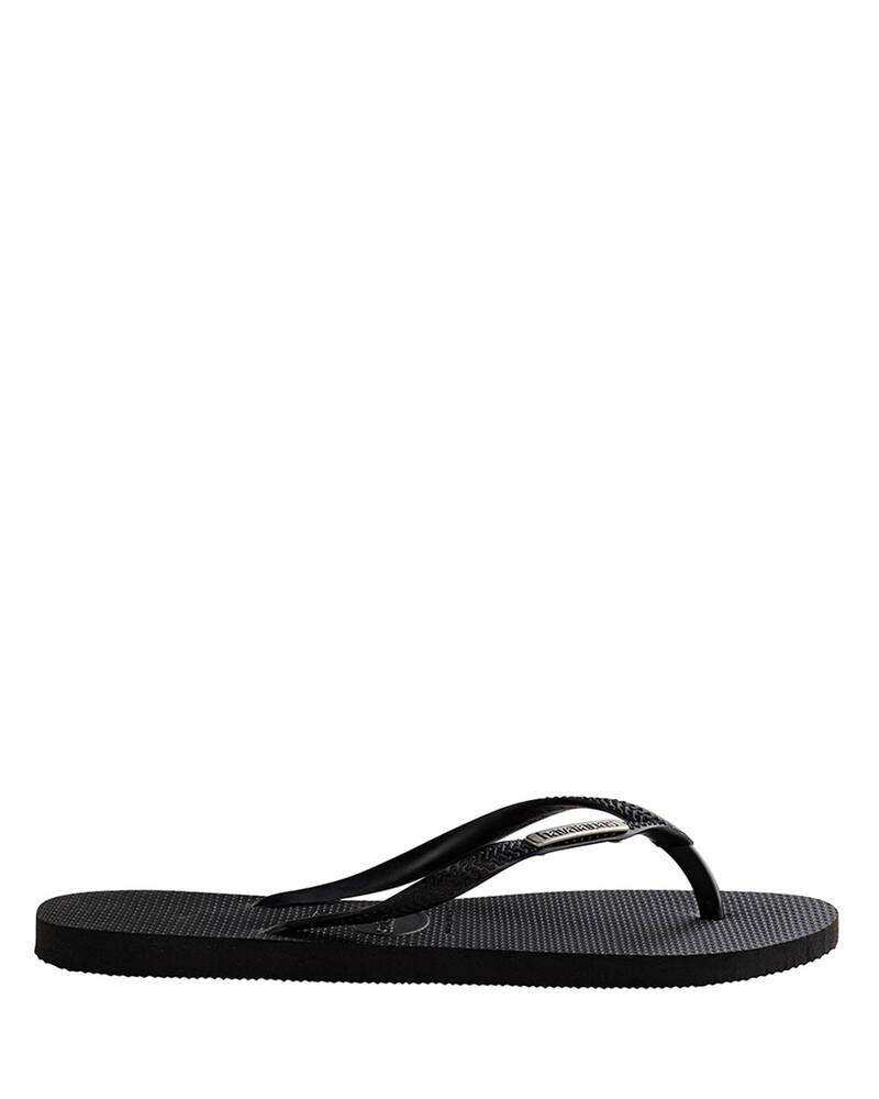 Havaianas Slim Metal Plate Thongs for Womens