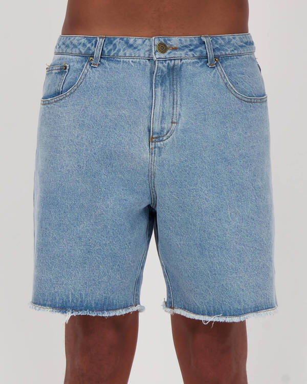 Rhythm Vintage Denim Walk Shorts for Mens