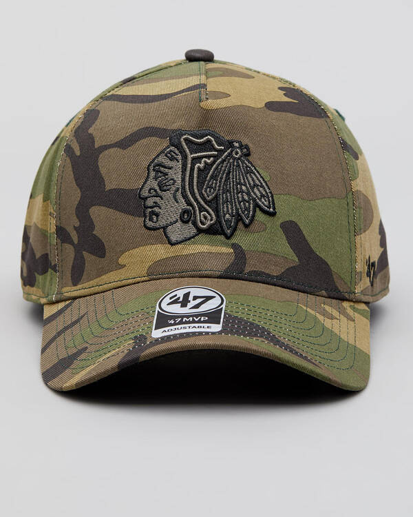 Forty Seven Chicago Blackhawks MVP Snapback Cap for Mens