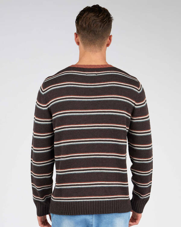 Rhythm Vintage Stripe Knit Jumper for Mens