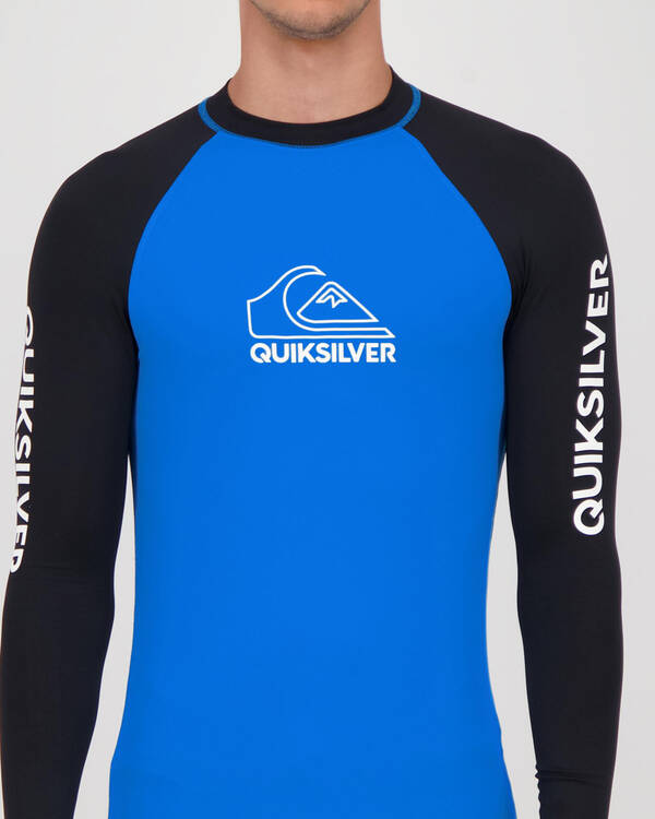 Quiksilver Tour Long Sleeve Rash Vest for Mens