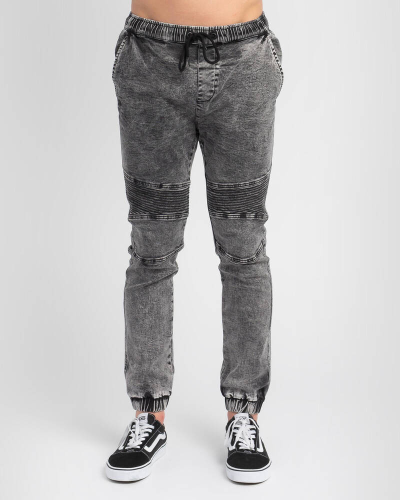 Lucid Commando Denim Jogger Pants for Mens