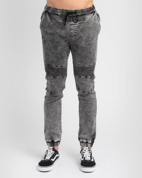 Lucid Commando Denim Jogger Pants for Mens