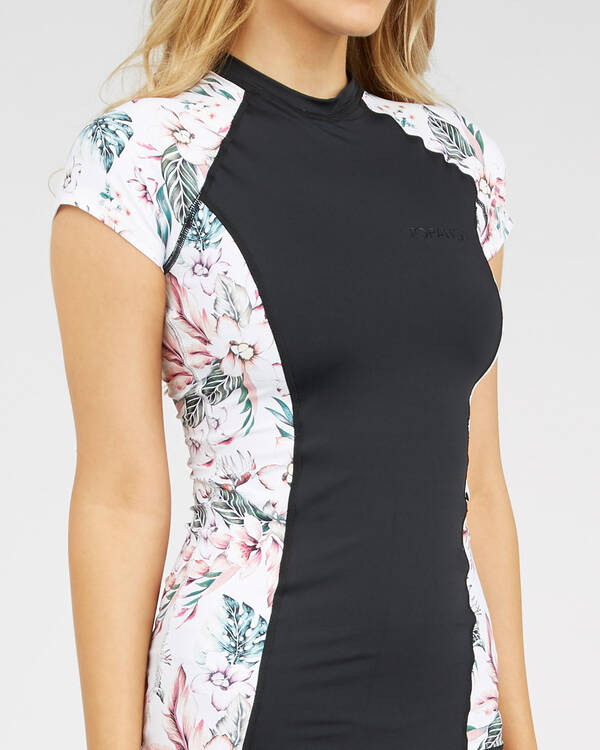 Topanga Audrina Cap Sleeve Rash Vest for Womens