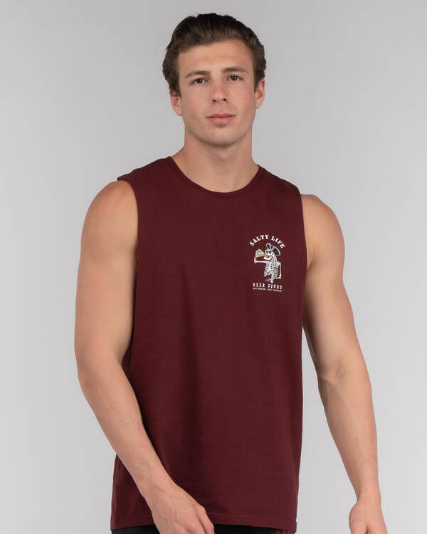 Salty Life Wasted Muscle Tank for Mens