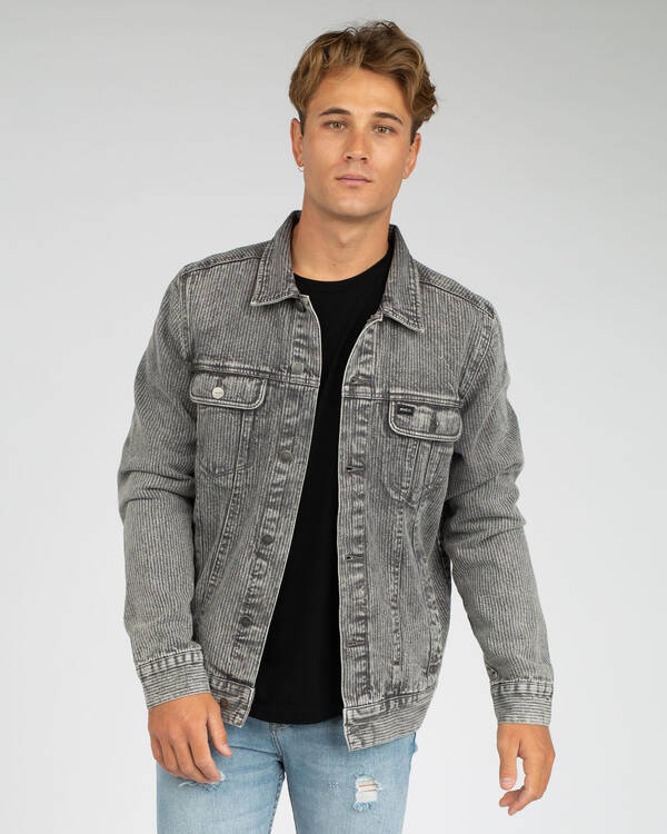 RVCA Daggers Denim Strip Jacket for Mens