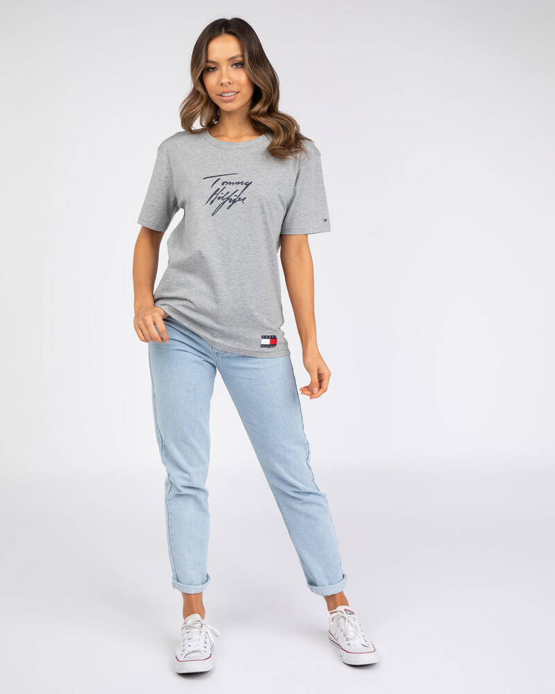 Tommy Hilfiger Tommy 85 Logo T-Shirt for Womens