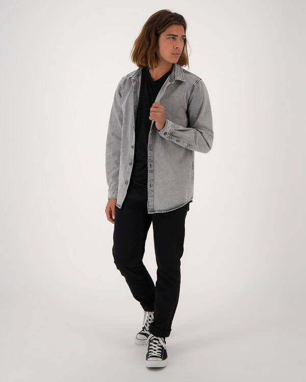 Lucid Ashen Long Sleeve Shirt for Mens