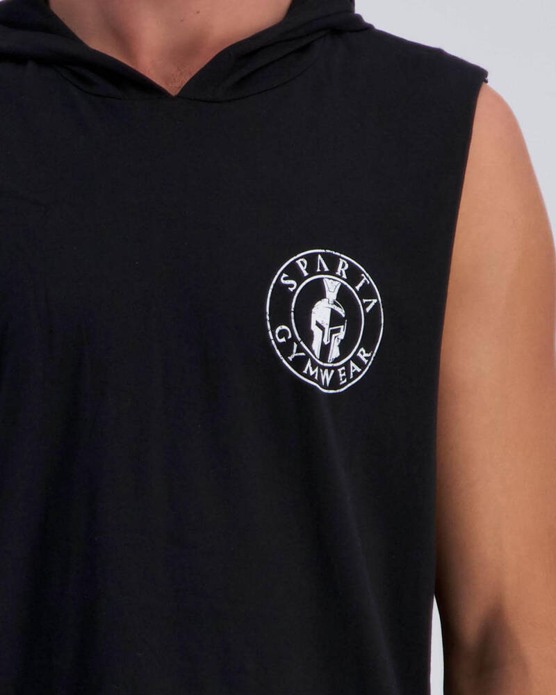 Sparta Warmup Hooded Muscle Tank for Mens