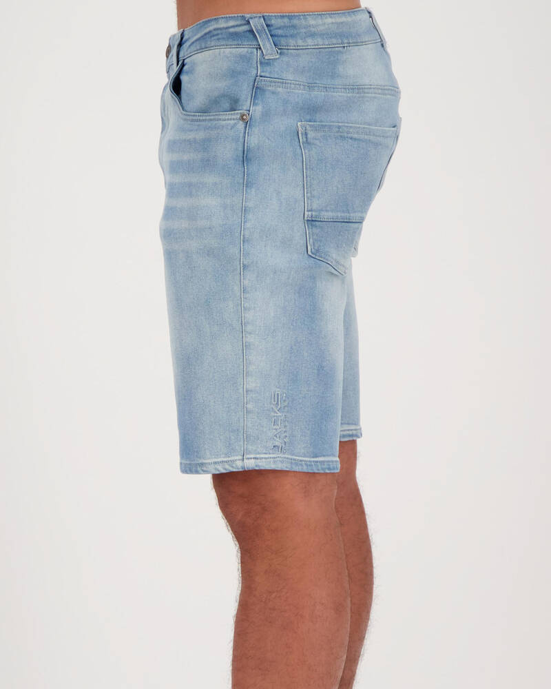 Jacks Char Denim Walk Shorts for Mens