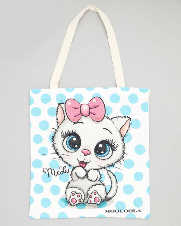 Mooloola Baby Kitty Canvas Eco Bag for Womens