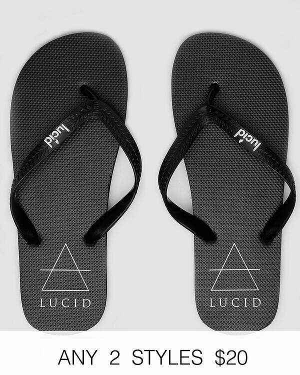 Lucid Mens Geomet Thongs for Mens