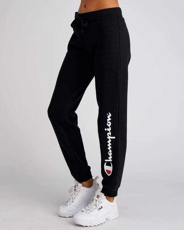 Champion Logo Track Pants for Womens